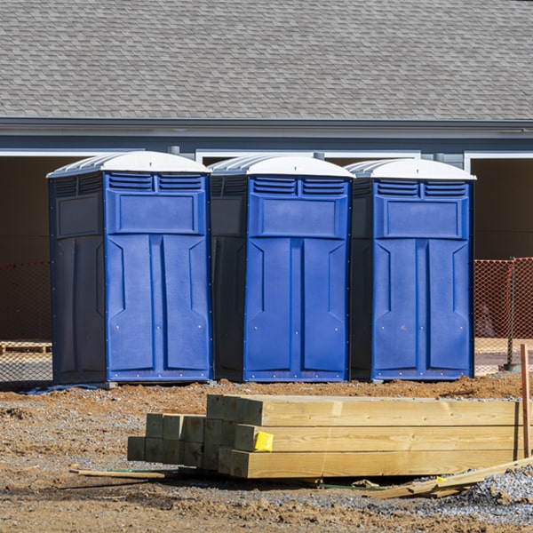 is there a specific order in which to place multiple porta potties in Sparrows Point